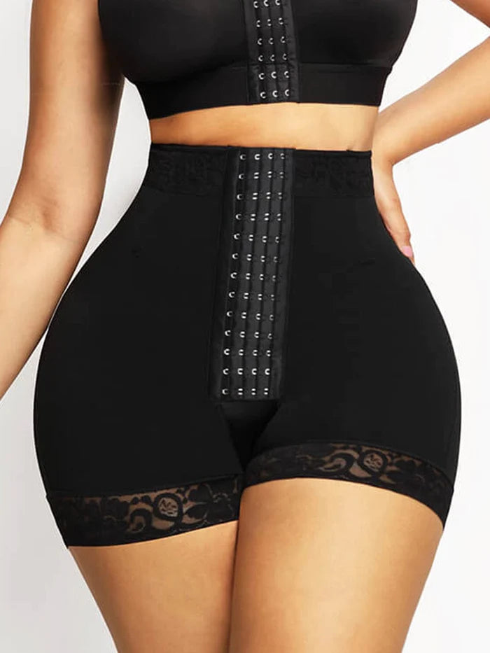 Curve Me Lace Shorts-With Hooks and Butt Lifter – ThatGirlCurves